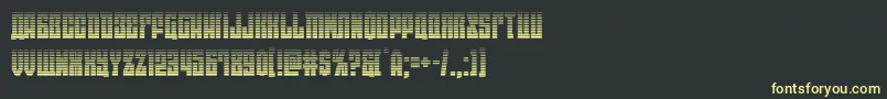 eastwestgrad Font – Yellow Fonts on Black Background