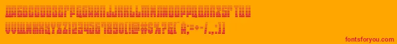 eastwestgrad Font – Red Fonts on Orange Background