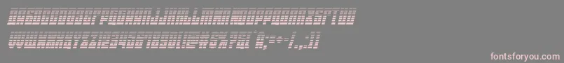 フォントeastwestgradital – 灰色の背景にピンクのフォント