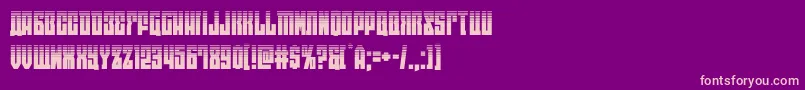 eastwesthalf Font – Pink Fonts on Purple Background