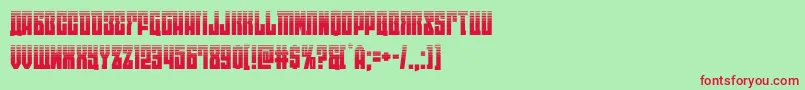 eastwesthalf Font – Red Fonts on Green Background