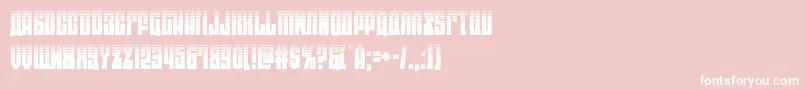 フォントeastwesthalf – ピンクの背景に白い文字