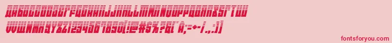 Шрифт eastwesthalfital – красные шрифты на розовом фоне