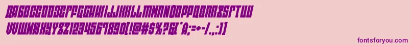 eastwestital Font – Purple Fonts on Pink Background
