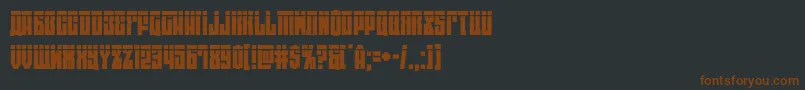 eastwestlaser Font – Brown Fonts on Black Background