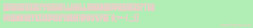 eastwestlaser Font – Pink Fonts on Green Background