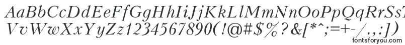 PeterburgItalic-fontti – kirjoituskonemaiset fontit