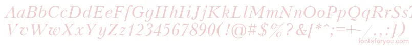 PeterburgItalic Font – Pink Fonts