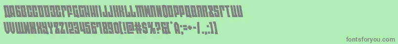 eastwestleft Font – Gray Fonts on Green Background
