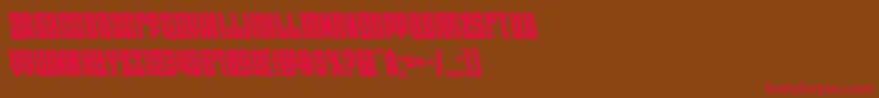 Шрифт eastwestleft – красные шрифты на коричневом фоне