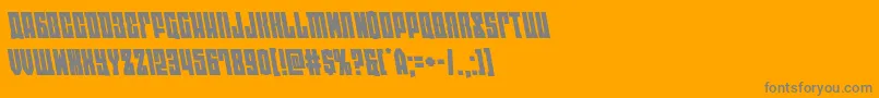 eastwestleft Font – Gray Fonts on Orange Background