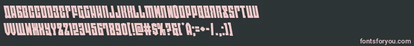 eastwestleft Font – Pink Fonts on Black Background