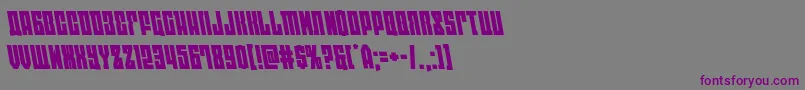 eastwestleft Font – Purple Fonts on Gray Background