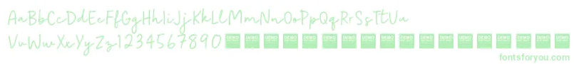 Easy Going   Demo Font – Green Fonts