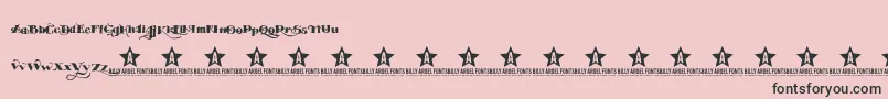 EASYTOUBLE TRIAL    Font – Black Fonts on Pink Background
