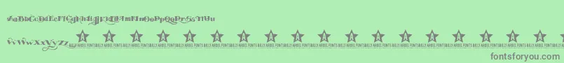 EASYTOUBLE TRIAL    Font – Gray Fonts on Green Background