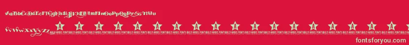 EASYTOUBLE TRIAL    Font – Green Fonts on Red Background