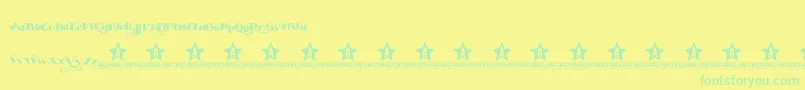 EASYTOUBLE TRIAL    Font – Green Fonts on Yellow Background