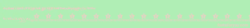 EASYTOUBLE TRIAL    Font – Pink Fonts on Green Background