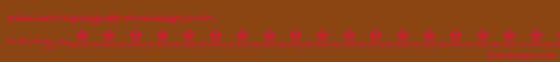 EASYTOUBLE TRIAL    Font – Red Fonts on Brown Background