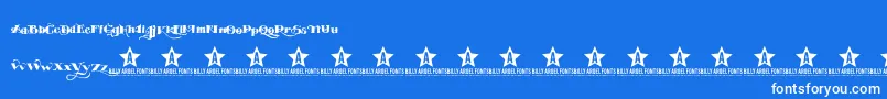 フォントEASYTOUBLE TRIAL    – 青い背景に白い文字