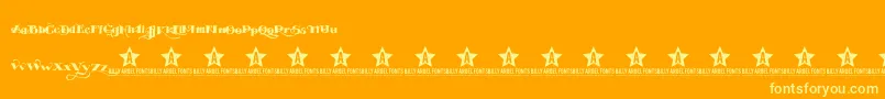 EASYTOUBLE TRIAL    Font – Yellow Fonts on Orange Background