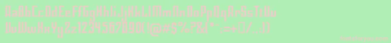 ECLIRG   Font – Pink Fonts on Green Background