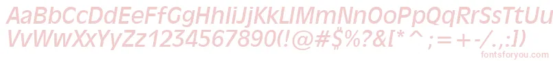 Inc901i Font – Pink Fonts on White Background