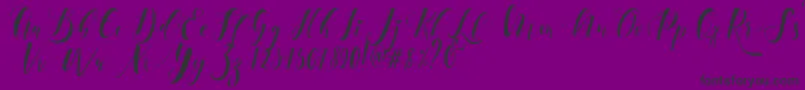 Fonte Ectomorph Dafont – fontes pretas em um fundo violeta