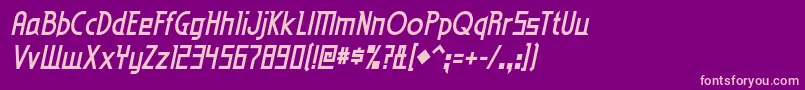 eden mills bd it Font – Pink Fonts on Purple Background