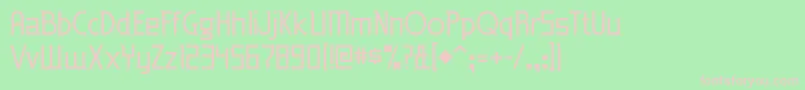 eden mills rg Font – Pink Fonts on Green Background
