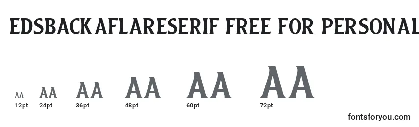 EdsbackaFlareSerif FREE FOR PERSONAL USE Font Sizes