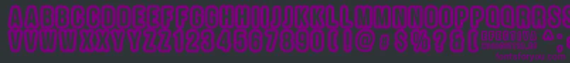 EFECTIVA Font – Purple Fonts on Black Background