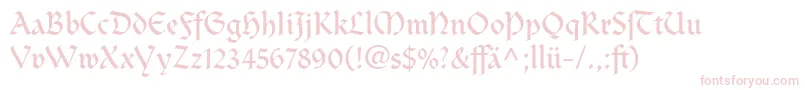 ClairvauxLtDfr Font – Pink Fonts