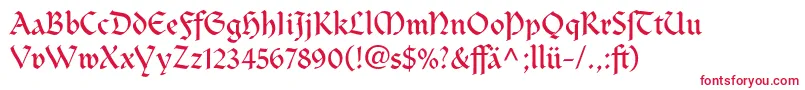 ClairvauxLtDfr Font – Red Fonts