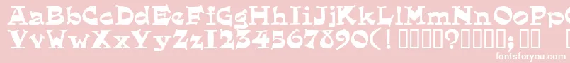 More about EG Font EG Font – White Fonts on Pink Background