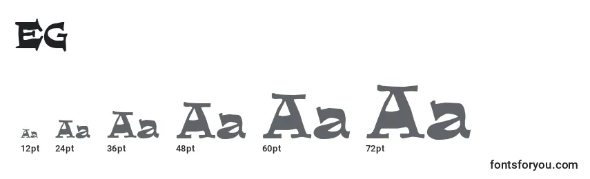 EG       (125811) Font Sizes
