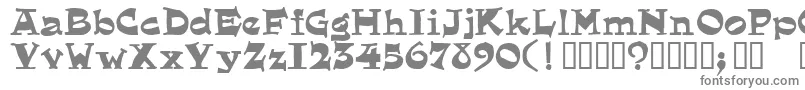 eglantine Font – Gray Fonts on White Background