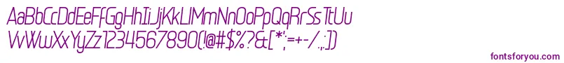 Egosurf Font – Purple Fonts on White Background