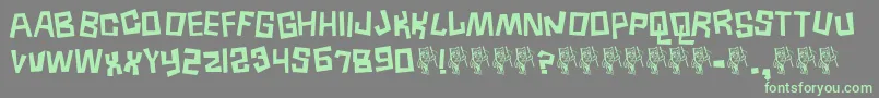 Lisätietoja Borneo ffy-fontista Borneo ffy-fontti – vihreät fontit harmaalla taustalla