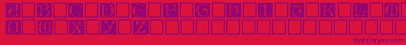 fuente eicap    – Fuentes Moradas Sobre Fondo Rojo