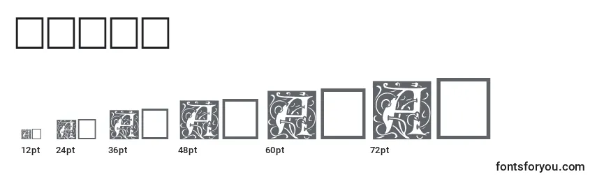 Eicap    (125820) Font Sizes