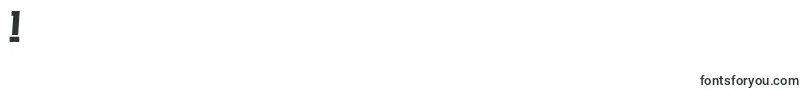 フォントEIGH4    – フォント数字1