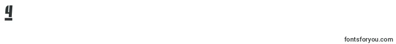 EIGH4    Font – Fonts for Digit 4
