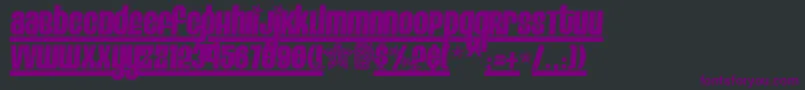 EIGH4    Font – Purple Fonts on Black Background