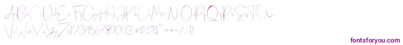 Eilisia Font – Purple Fonts