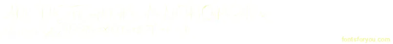 Eilisia Font – Yellow Fonts on White Background