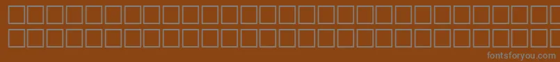 Шрифт EIMZR – серые шрифты на коричневом фоне