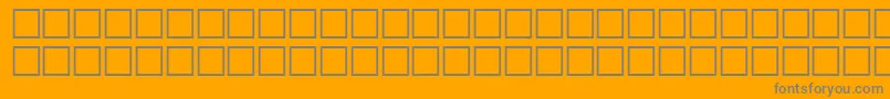 Шрифт EIMZR – серые шрифты на оранжевом фоне