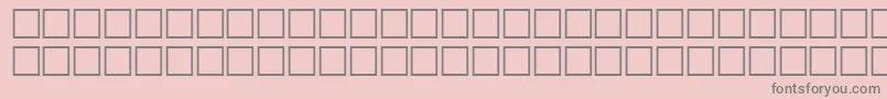 フォントEIMZR – ピンクの背景に灰色の文字